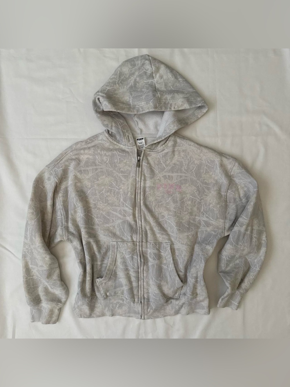 VS ‘PINK’ full zip camo sweatshirt